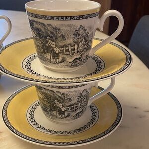 Villeroy & Boch Audun Ferme coffee/teacup & saucer set.
